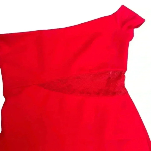 Lovers + Friends Revolve One Shoulder Formal Mini Dress NWT Medium - Picture 3 of 5